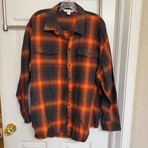 Old Navy "Evermore" Flannel Button Down